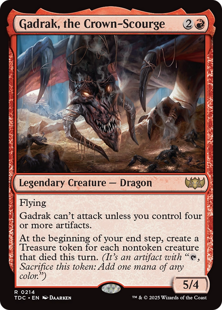 Gadrak, the Crown-Scourge [Tarkir: Dragonstorm Commander] | Good Games Cannington