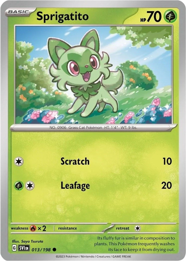 Sprigatito (013/198) (Paldea Collection) [Scarlet & Violet: Base Set] | Good Games Cannington