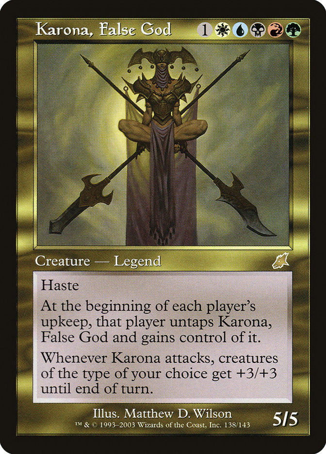 Karona, False God 138/143 (Scourge)  | Good Games Cannington