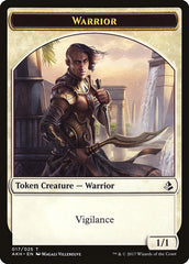 Horse // Warrior Double-Sided Token [Hour of Devastation Tokens] | Good Games Cannington