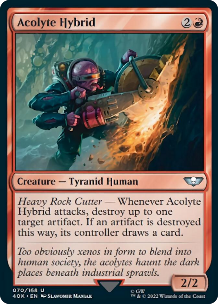Acolyte Hybrid (Surge Foil) [Warhammer 40,000] | Good Games Cannington
