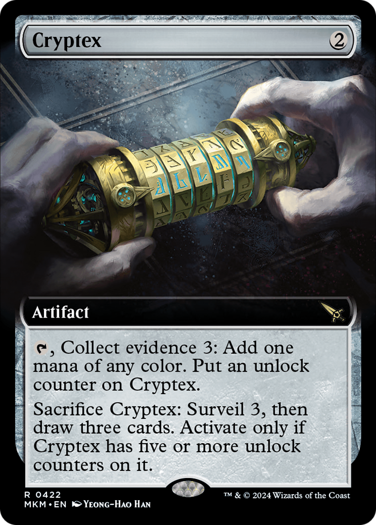 Cryptex (Extended Art) [Murders at Karlov Manor] | Good Games Cannington