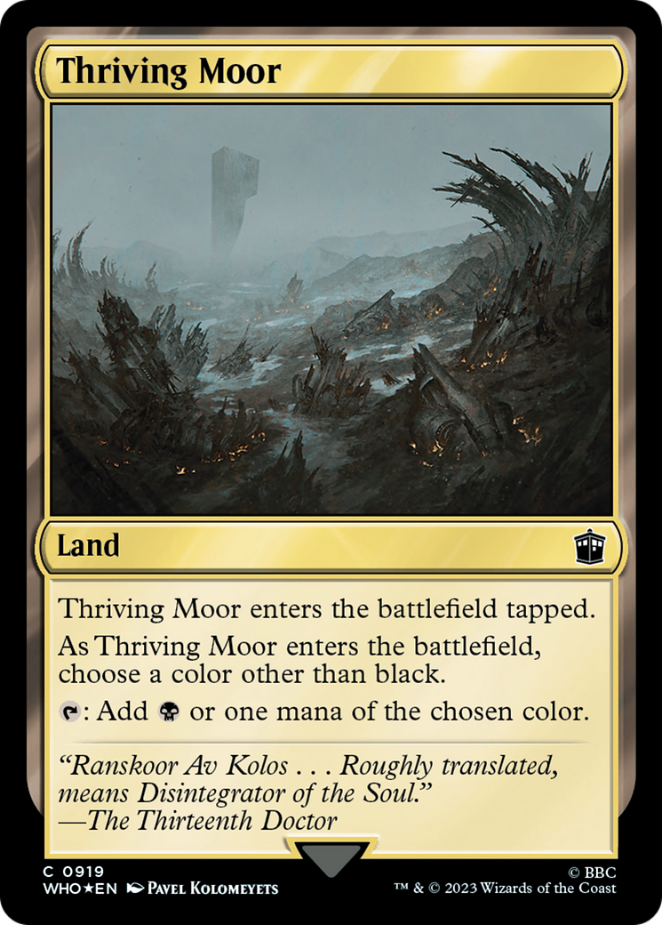 Thriving Moor (Surge Foil) [Doctor Who] | Good Games Cannington