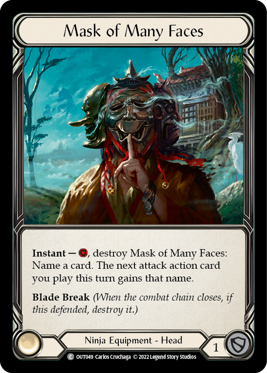 Mask of Many Faces [OUT049] (Outsiders) | Good Games Cannington