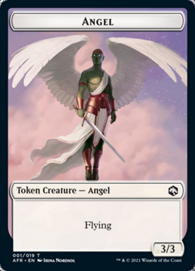Devil // Angel Double-Sided Token [Dungeons & Dragons: Adventures in the Forgotten Realms Tokens] | Good Games Cannington