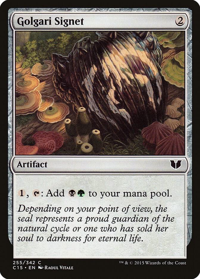 Golgari Signet 255/342 (Commander 2015)  | Good Games Cannington