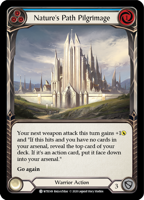 Nature's Path Pilgrimage (Blue) [U-WTR149] (Welcome to Rathe Unlimited)  Unlimited Normal | Good Games Cannington
