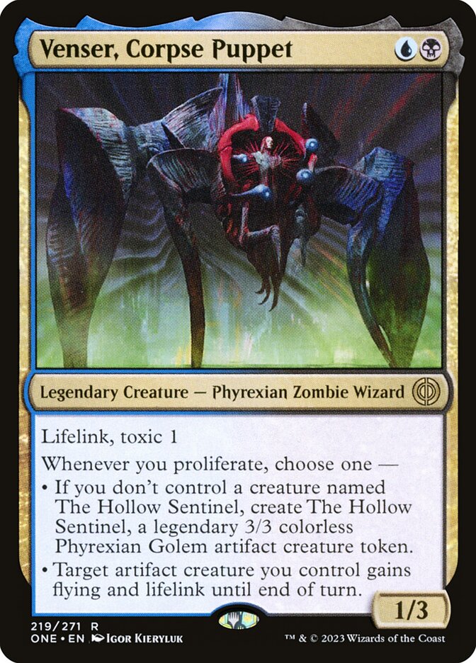 Venser, Corpse Puppet 219/271 (Phyrexia: All Will Be One)  | Good Games Cannington