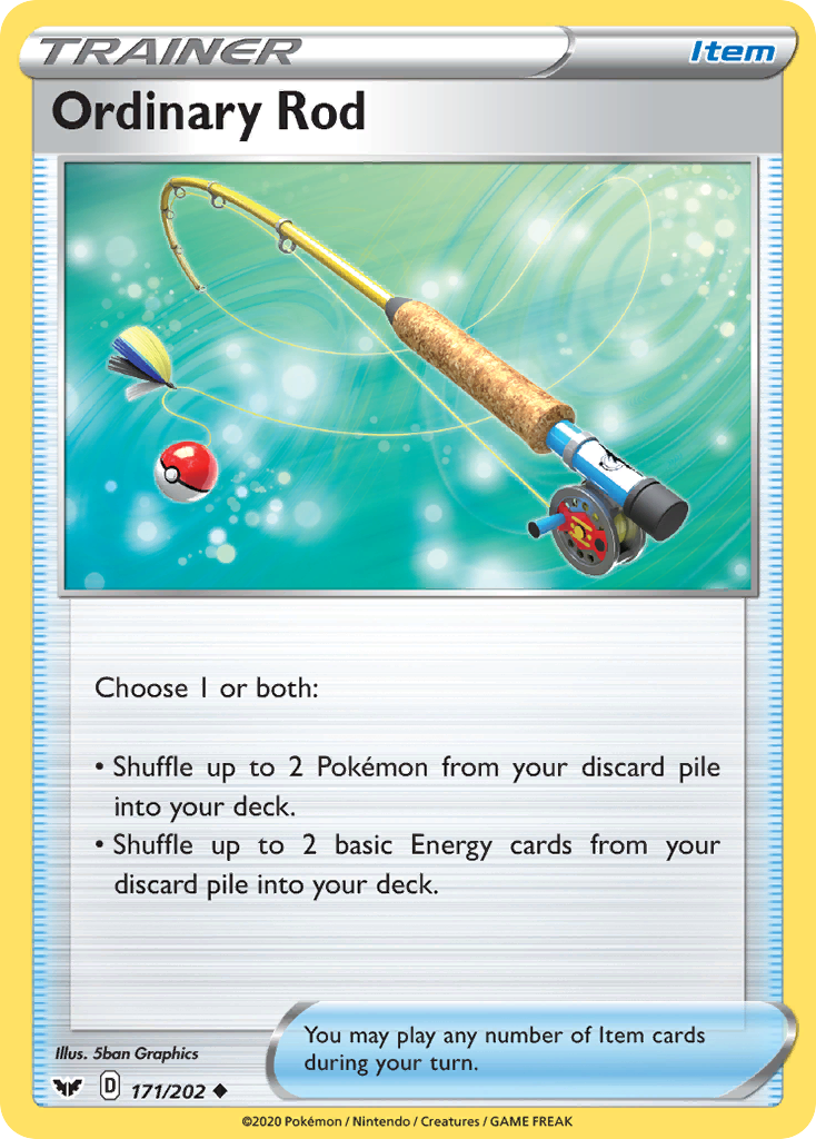 Ordinary Rod (171/202) [Sword & Shield: Base Set] | Good Games Cannington
