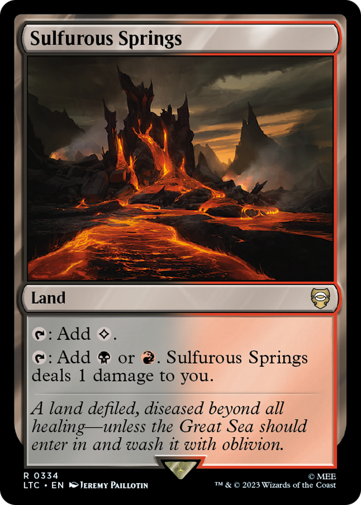 Sulfurous Springs [The Lord of the Rings: Tales of Middle-Earth Commander] | Good Games Cannington