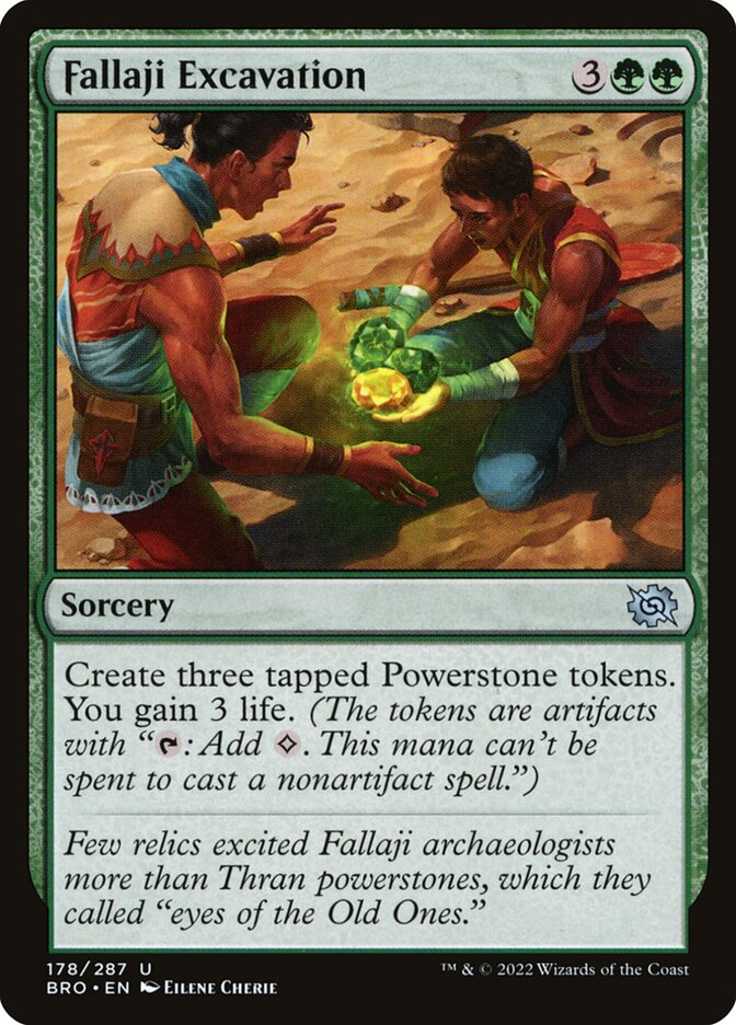 Fallaji Excavation 178/287 (The Brothers' War)  - Foil | Good Games Cannington