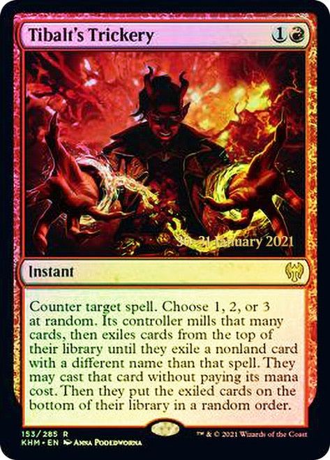 Tibalt's Trickery [Kaldheim Prerelease Promos] | Good Games Cannington