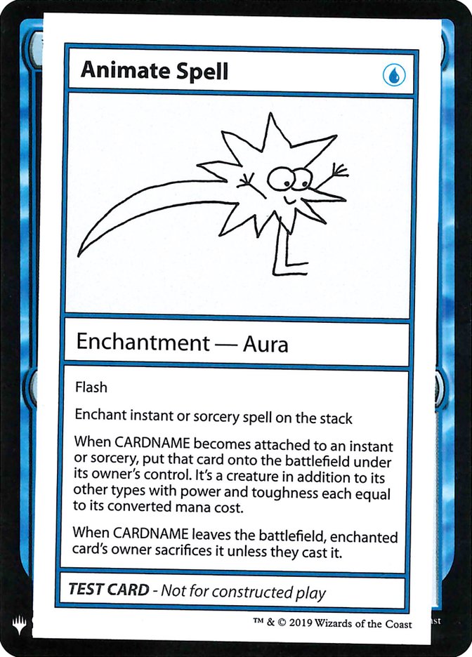 Animate Spell [Mystery Booster Playtest Cards] | Good Games Cannington