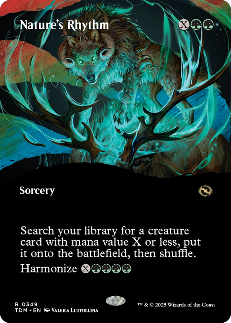 Nature's Rhythm (Borderless) [Tarkir: Dragonstorm] | Good Games Cannington