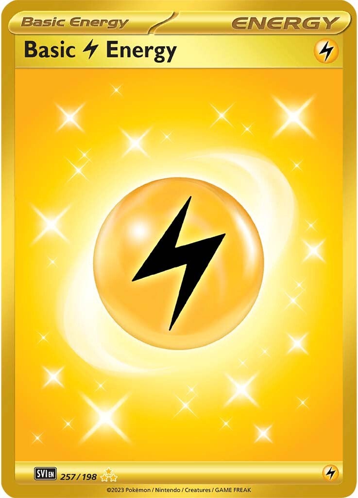 Lightning Energy (257/198) [Scarlet & Violet: Base Set] | Good Games Cannington