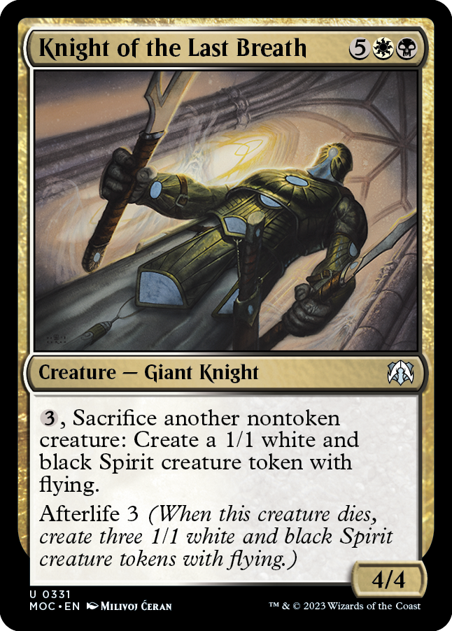 Knight of the Last Breath [March of the Machine Commander] | Good Games Cannington