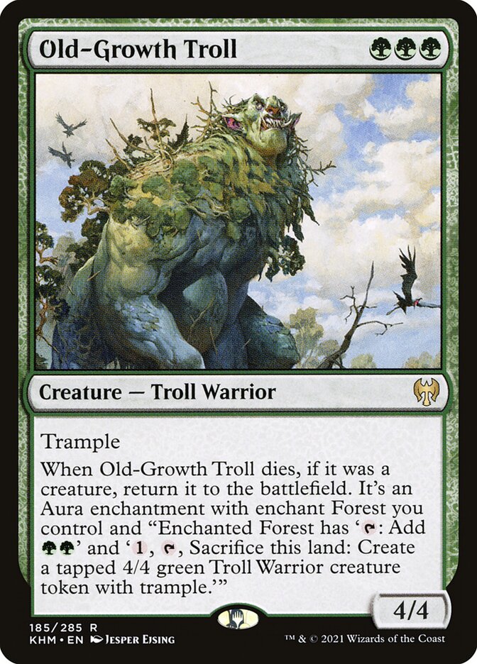 Old-Growth Troll 185 (Kaldheim)  - Foil | Good Games Cannington