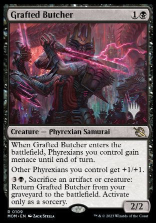 Grafted Butcher (Promo Pack) [March of the Machine Promos] | Good Games Cannington
