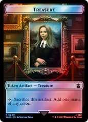 Fish // Treasure (0060) Double-Sided Token (Surge Foil) [Doctor Who Tokens] | Good Games Cannington