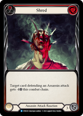 Shred (Red) [DYN130] (Dynasty)  Rainbow Foil | Good Games Cannington