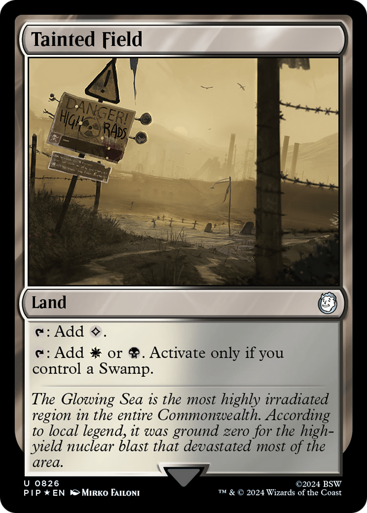 Tainted Field (Surge Foil) [Fallout] | Good Games Cannington