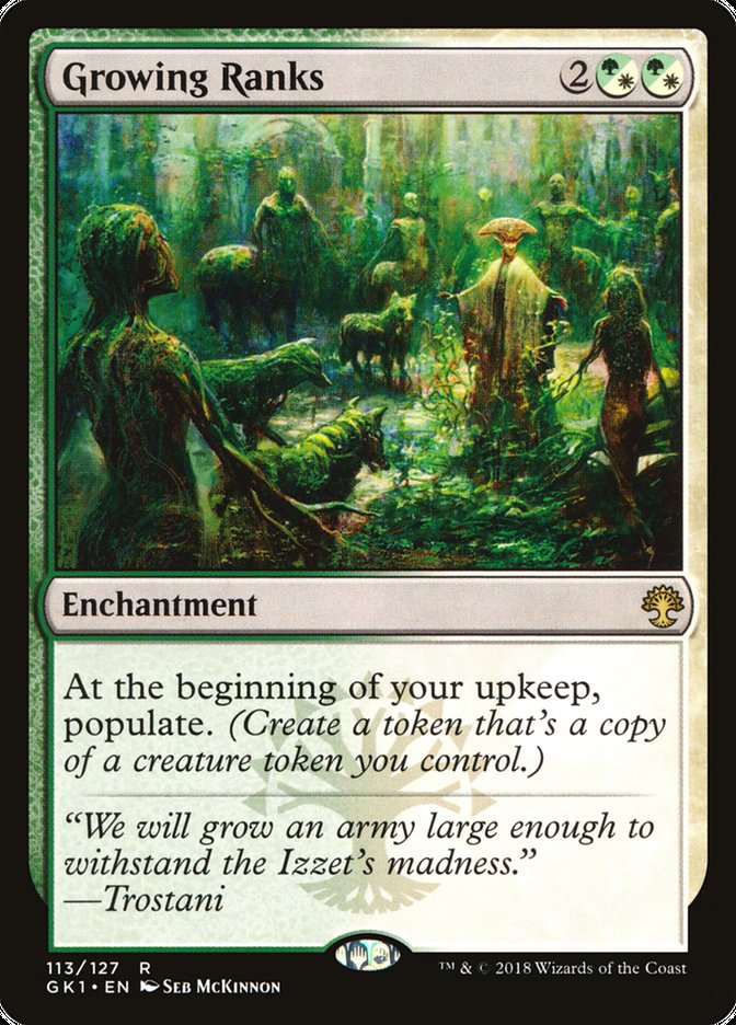 Growing Ranks [Guilds of Ravnica Guild Kit] | Good Games Cannington