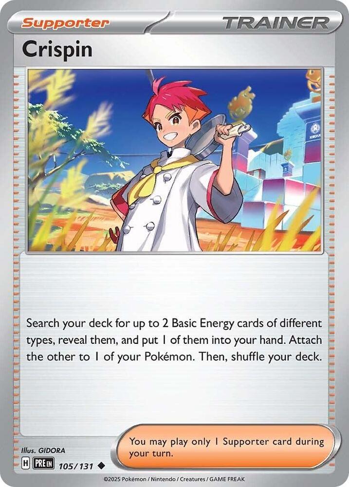 Crispin (105/131) [Scarlet & Violet: Prismatic Evolutions] | Good Games Cannington