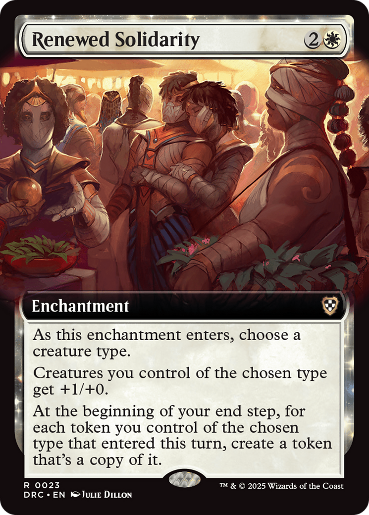 Renewed Solidarity (Extended Art) [Aetherdrift Commander] | Good Games Cannington
