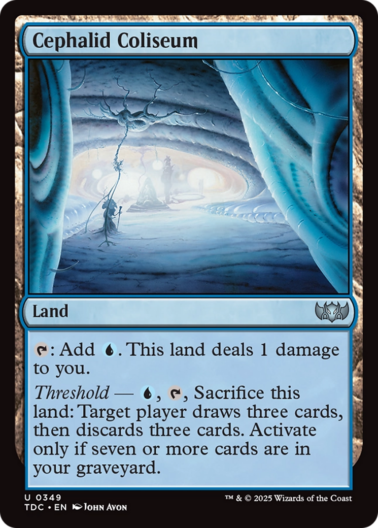 Cephalid Coliseum [Tarkir: Dragonstorm Commander] | Good Games Cannington