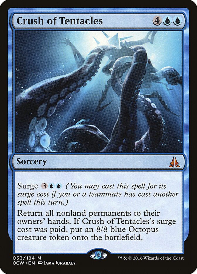 Crush of Tentacles 53/184 (Oath of the Gatewatch)  - Foil | Good Games Cannington