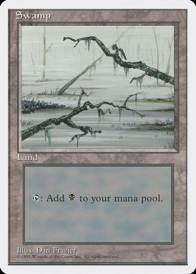 Swamp (Branches on Left and Right of Frame) [Fourth Edition] | Good Games Cannington