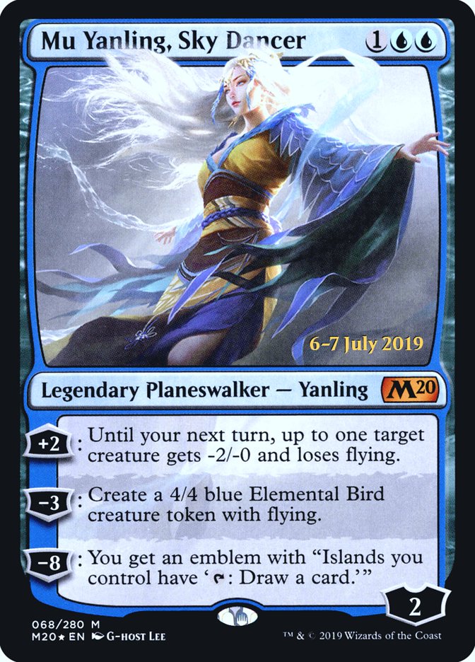 Mu Yanling, Sky Dancer [Core Set 2020 Prerelease Promos] | Good Games Cannington