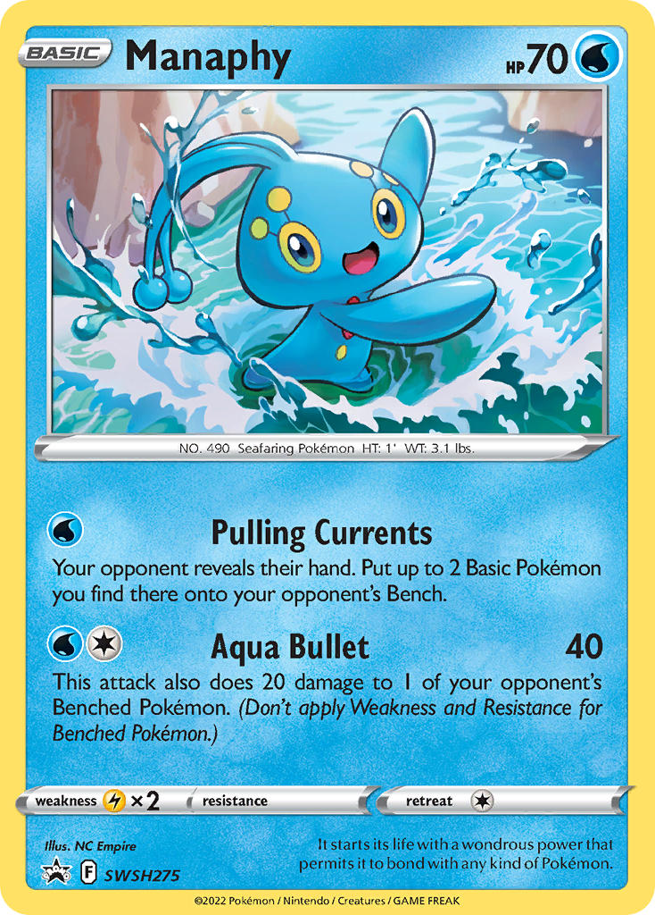 Manaphy (SWSH275) [Sword & Shield: Black Star Promos] | Good Games Cannington