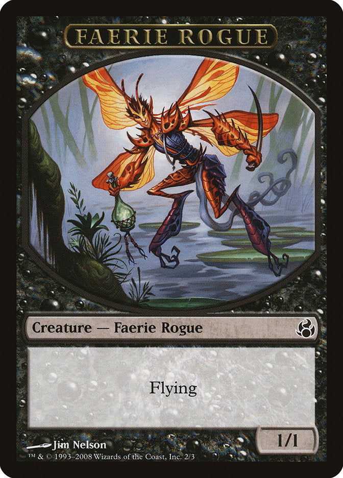 Faerie Rogue Token [Morningtide Tokens] | Good Games Cannington
