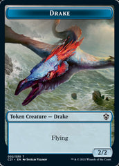 Drake // Elemental (002) Double-Sided Token [Commander 2021 Tokens] | Good Games Cannington
