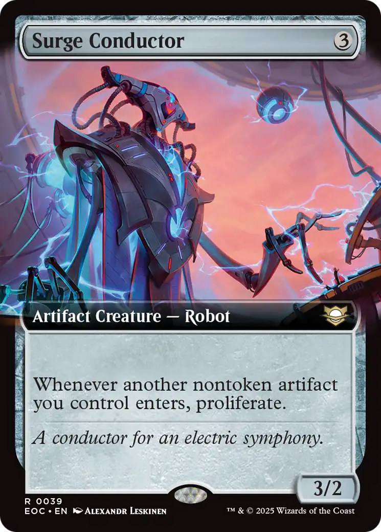 Surge Conductor (Extended Art) [Edge of Eternities Commander] | Good Games Cannington