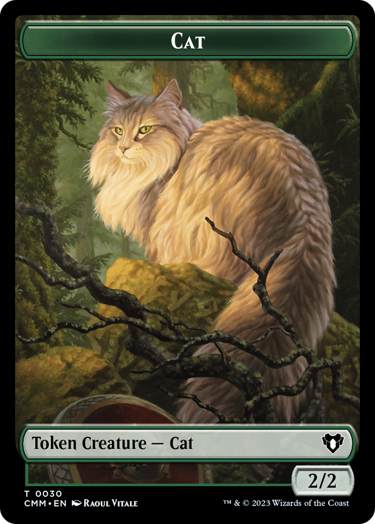 Cat Token (30) [Commander Masters Tokens] | Good Games Cannington
