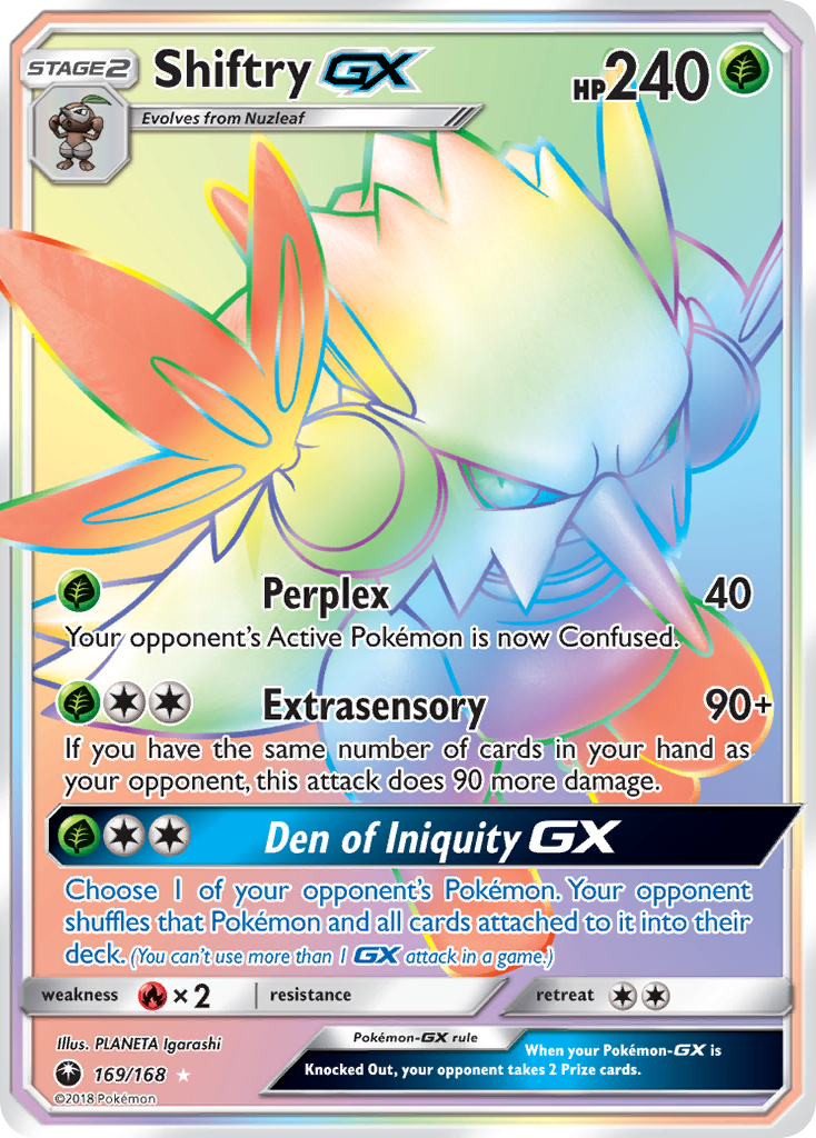 Shiftry GX (169/168) [Sun & Moon: Celestial Storm] | Good Games Cannington