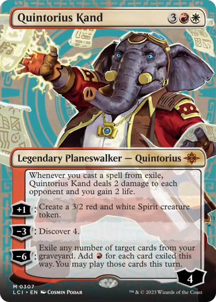 Quintorius Kand (0307) (Borderless) [The Lost Caverns of Ixalan] | Good Games Cannington