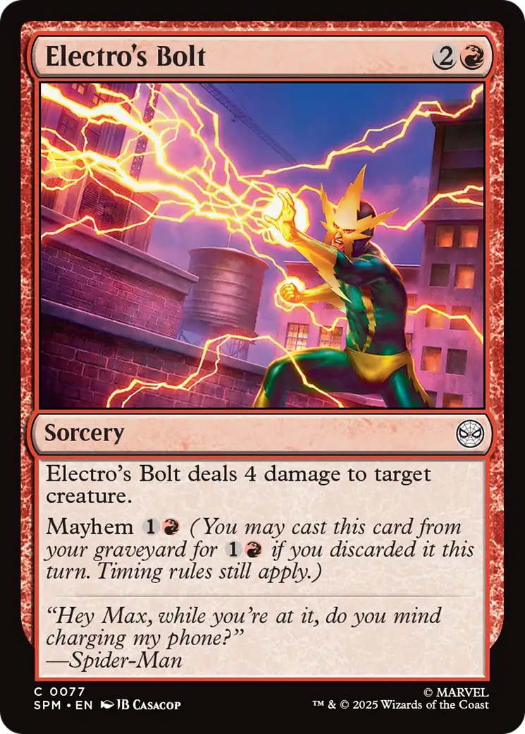 Electro's Bolt [Marvel's Spider-Man] | Good Games Cannington
