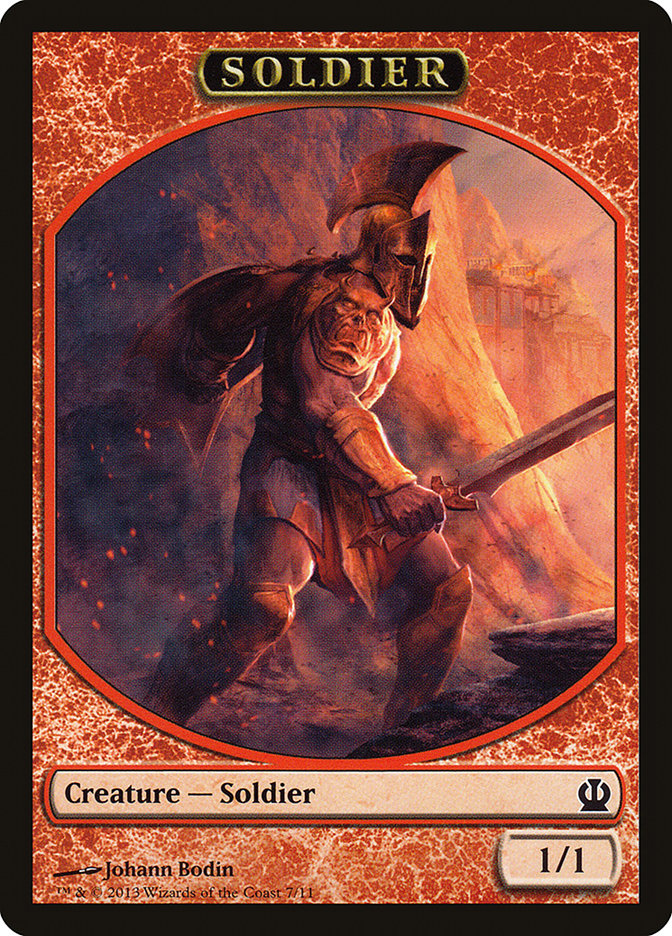 Soldier Token (7/11) [Theros Tokens] | Good Games Cannington
