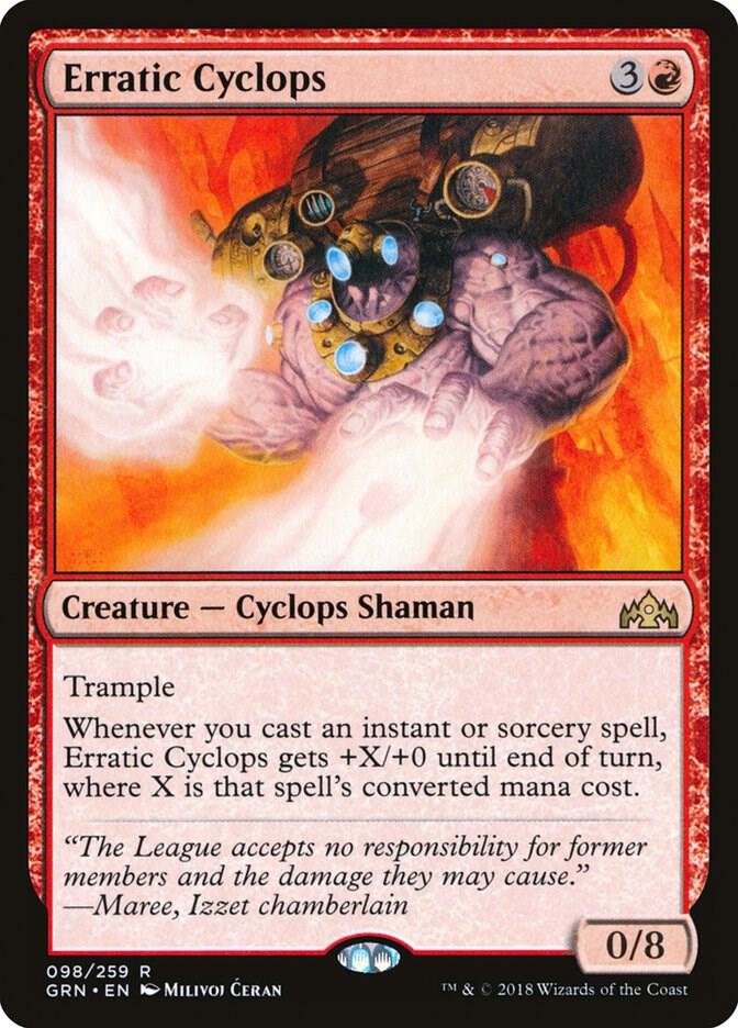 Erratic Cyclops 98 (Guilds of Ravnica)  | Good Games Cannington