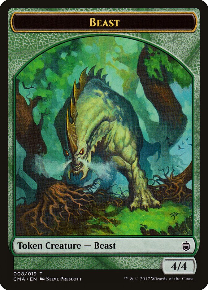 Beast Token (008/019) [Commander Anthology Tokens] | Good Games Cannington