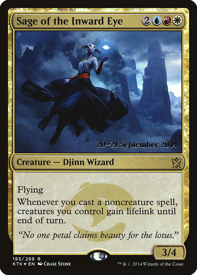 Sage of the Inward Eye [Khans of Tarkir Prerelease Promos] | Good Games Cannington