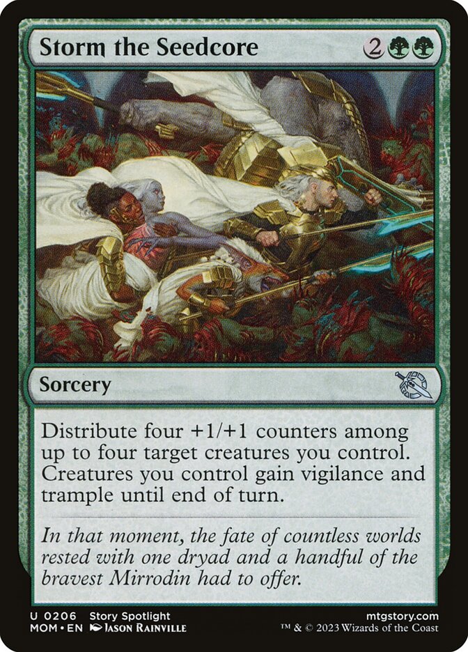 Storm the Seedcore 206/291 (March of the Machine)  - Foil | Good Games Cannington