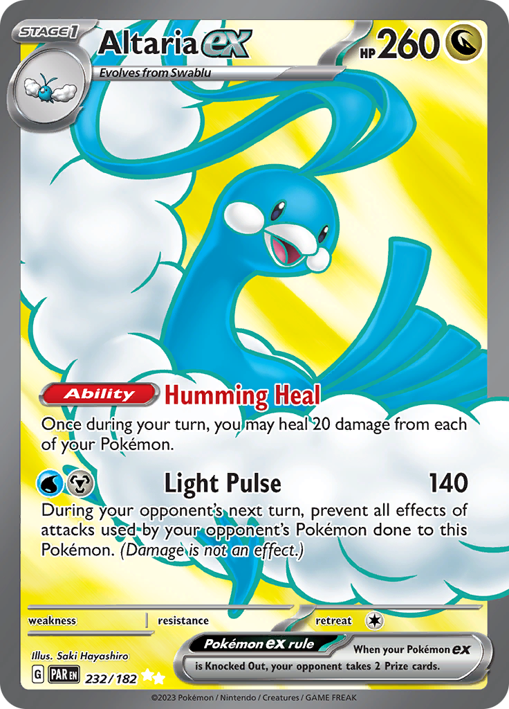 Altaria ex (232/182) [Scarlet & Violet: Paradox Rift] | Good Games Cannington