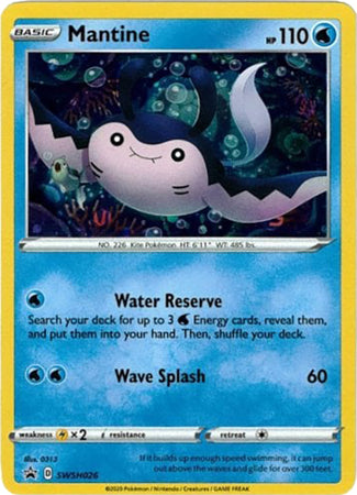 Mantine (SWSH026) [Sword & Shield: Black Star Promos] | Good Games Cannington