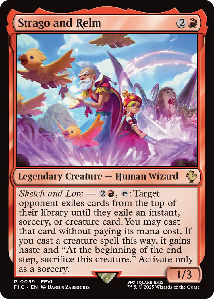 Strago and Relm [FINAL FANTASY Commander] | Good Games Cannington