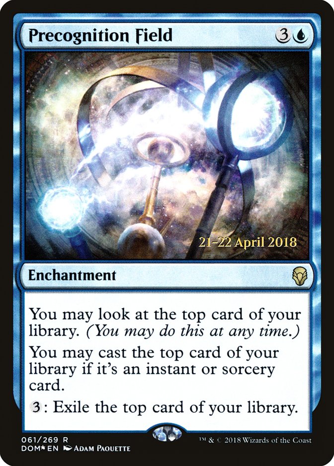 Precognition Field [Dominaria Prerelease Promos] | Good Games Cannington