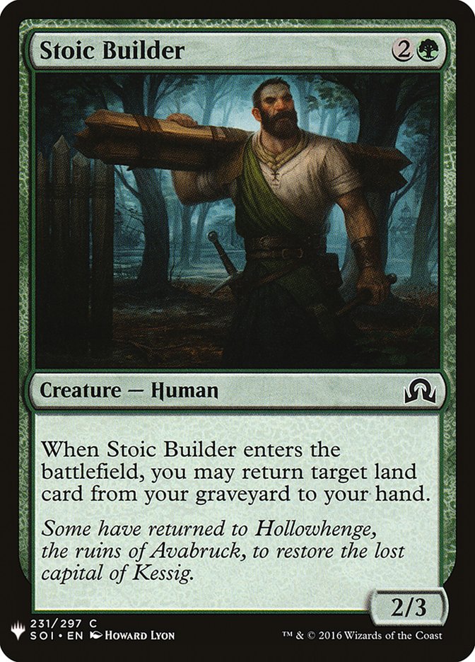 Stoic Builder [Mystery Booster] | Good Games Cannington